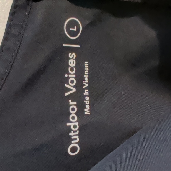 OUTDOOR VOICES black mini hiking dress with shorts - size large - Picture 3 of 10